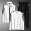 Повседневный кардиган с тремя полосками, спортивная толстовка с капюшоном, комплект из трех предметов, спортивный комплект для бега