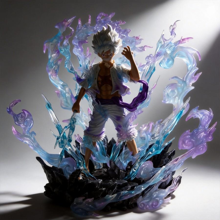 One Piece Луффи Гир 5 (Форма Ника) Фигурка 30 см JT Статуя Аниме Модель Украшение Подарок для Фанатов