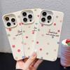 Leather Ripple Dot Love Flowers Suitable for Apple 16promax Mobile Phone Case IPhone15pro/14/13