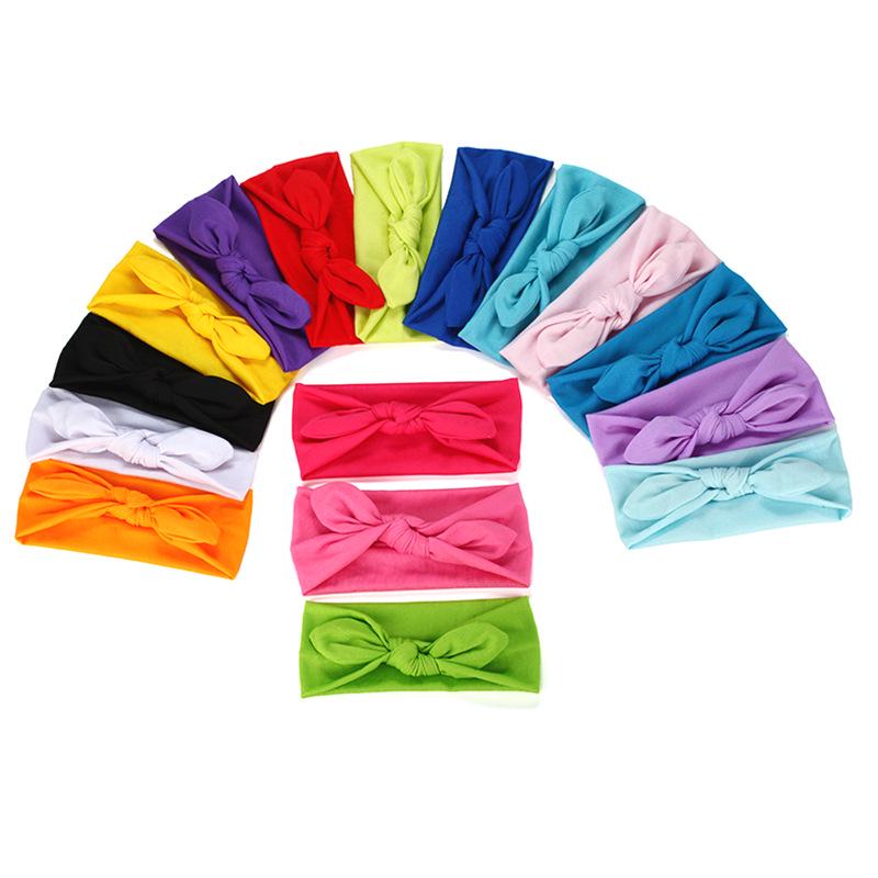 Европейский и американский бантовый ободок из ткани с кроличьими ушками