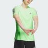 Adidas Футболка Own The Run Cooler, мужские топы, светло-зеленая, JF1474