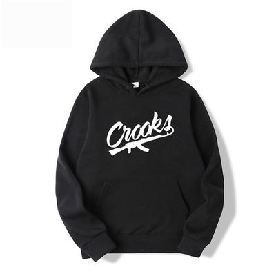 Мода Новые Брендовые Мужские Толстовки Скейтборд Crooks and Castles Мужские Хип-Хоп Толстовки Флисовая Толстовка Пуловер Спортивная Одежда