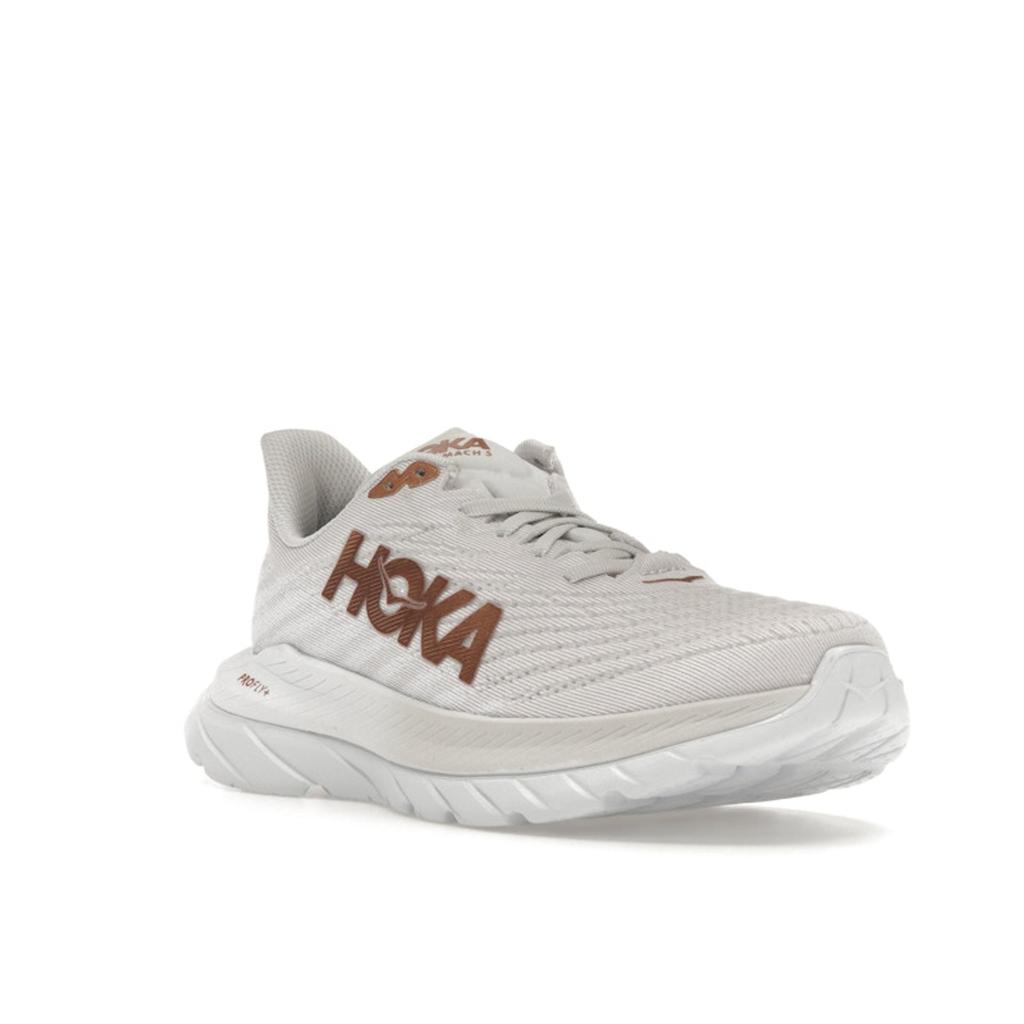 HOKA Mach 5 Бело-медные женские кроссовки 1127894-WCPP
