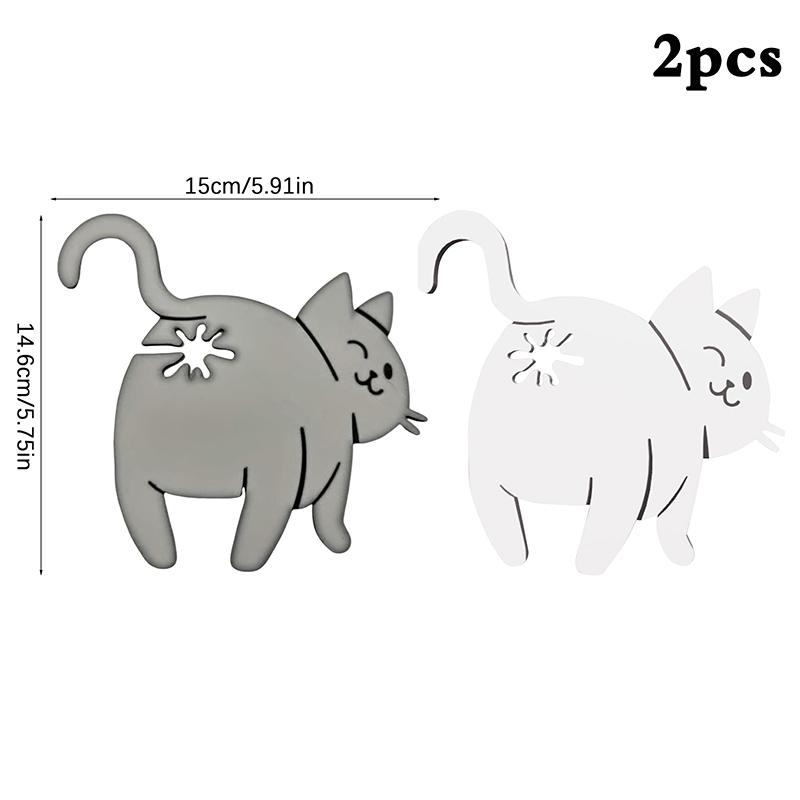 Смешная клипса для хлеба в виде кошачьей попки, 3D-печать, зажим для пакета, держатель для пакета, новинка, кухонный гаджет для любителей кошек, хранение продуктов, домашний декор, 1/2/3 шт.