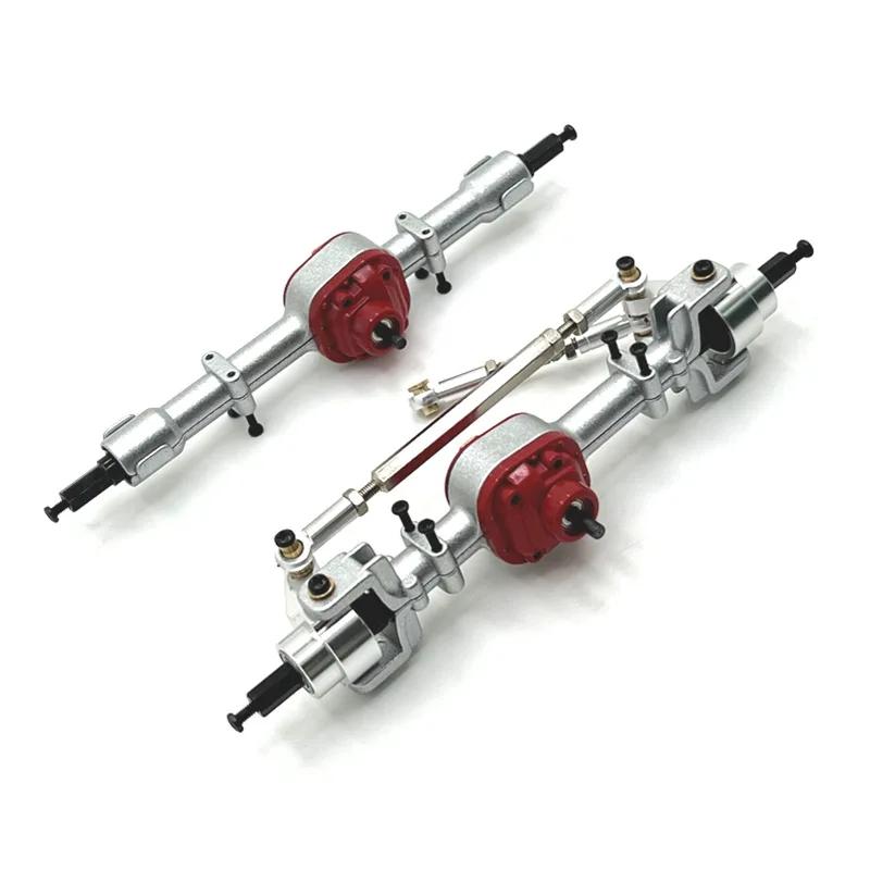 Front and Rear Axle Assembly for 1/12 MN82 LC79 MN78 Metal Upgrade Parts Kit RC Car OP Accessories