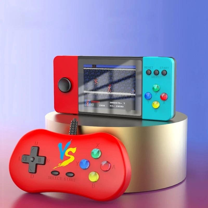 Портативная игровая консоль K9 3D Rocker Retro, 500 классических игр FC, экран 2,4/2,8 дюйма, портативная батарея 800 мАч, поддержка ТВ и двух игроков