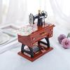 Treadle Type Sewing Machine Music Box Antique Gift Musical Educational Toys Home Decor Fashionable Accessories