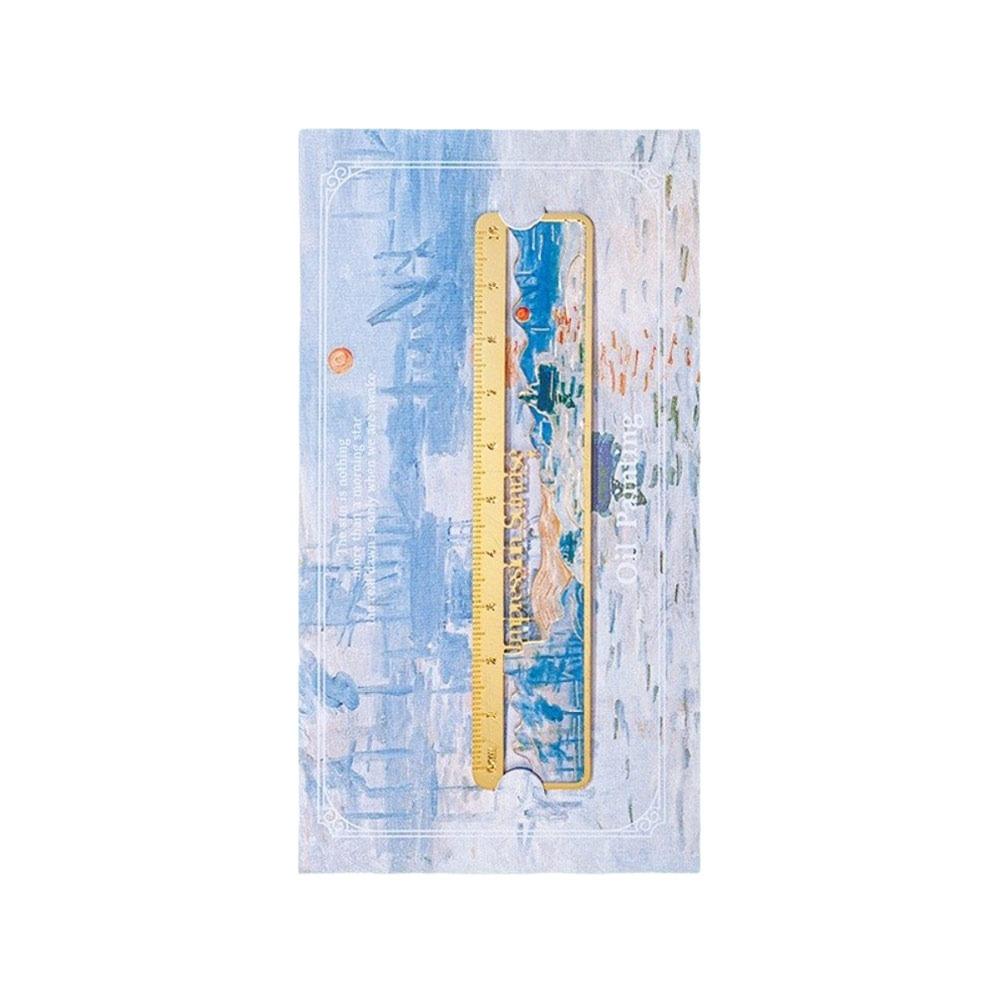 Apricot Leaf Metal Ruler Bookmarks Maple Leaf Pagination Mark Book Marking  Reading Accessory