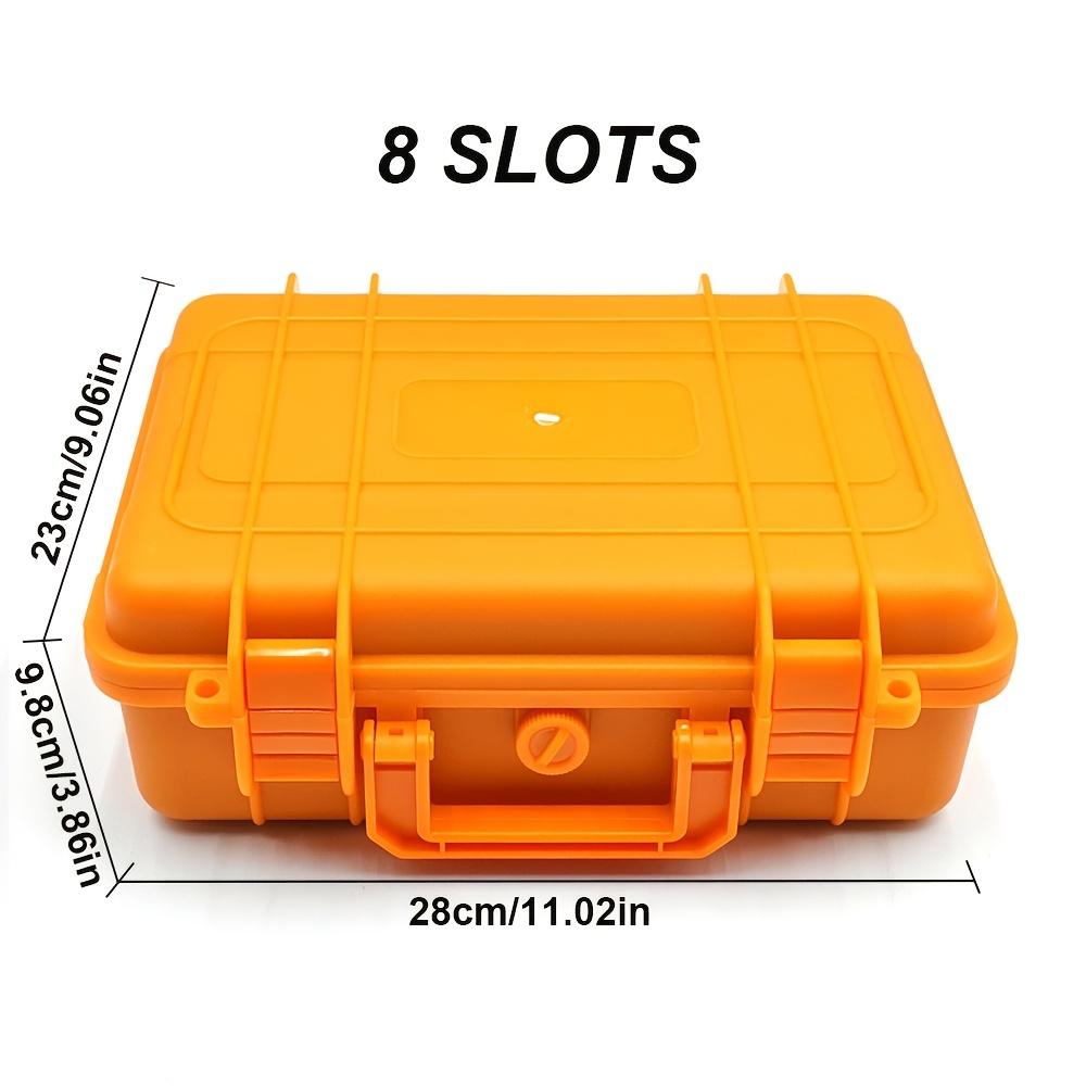 1 шт. Коробка для хранения часов, Материал PP, Вмещает 4/8 часов, Водонепроницаемая, Пыленепроницаемая, Отличный подарок на День святого Валентина/День отца/Рождество