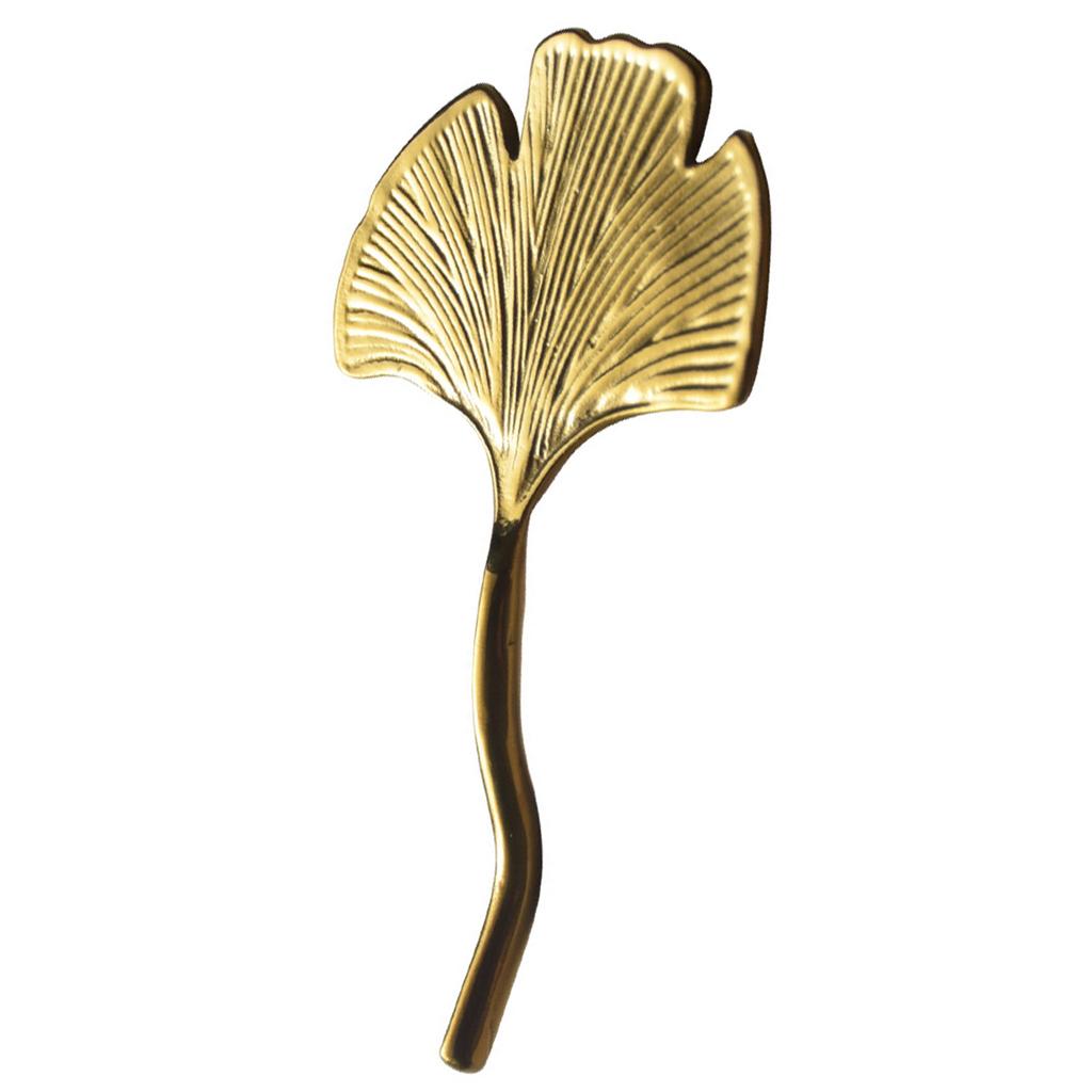 Подставка для палочек из нержавеющей стали в форме листа гинкго, подставка для ложек на обеденный стол, подставка для столовых приборов