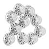 10pcs Hollow Lingual Button Stainless Steel Dental Orthodontic Lingual Button Replacement Accessory