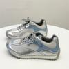 Autumn New Comfortable Versatile Soft Sole Color Matching Casual Sports Shoes Little White Shoes Retro Style