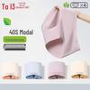 Hongdou Women's 7A Antibacterial Modal Silk Crotch Briefs 4-Pack