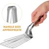 Щипцы-лопатка из нержавеющей стали для жарки рыбы, удобный зажим для пиццы, лопатка с прорезями, щипцы для гриля, металлические s для кухни, рыба