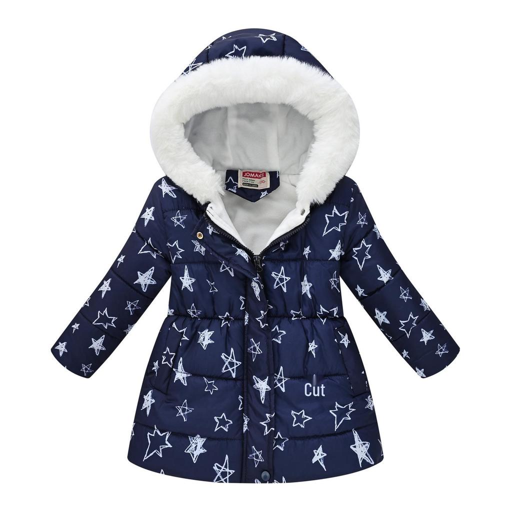 Autumn/Winter Kids' Multi-color Tie-Dye Cotton Jacket for Boys & Girls