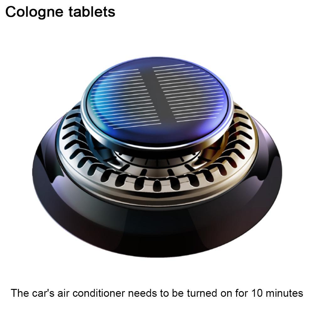 Solar Car Fragrance Diffuser Long Lasting Rotating Diffusers Deodorizing Aromatherapy Interior Oils Car Car Essential Car T5q4