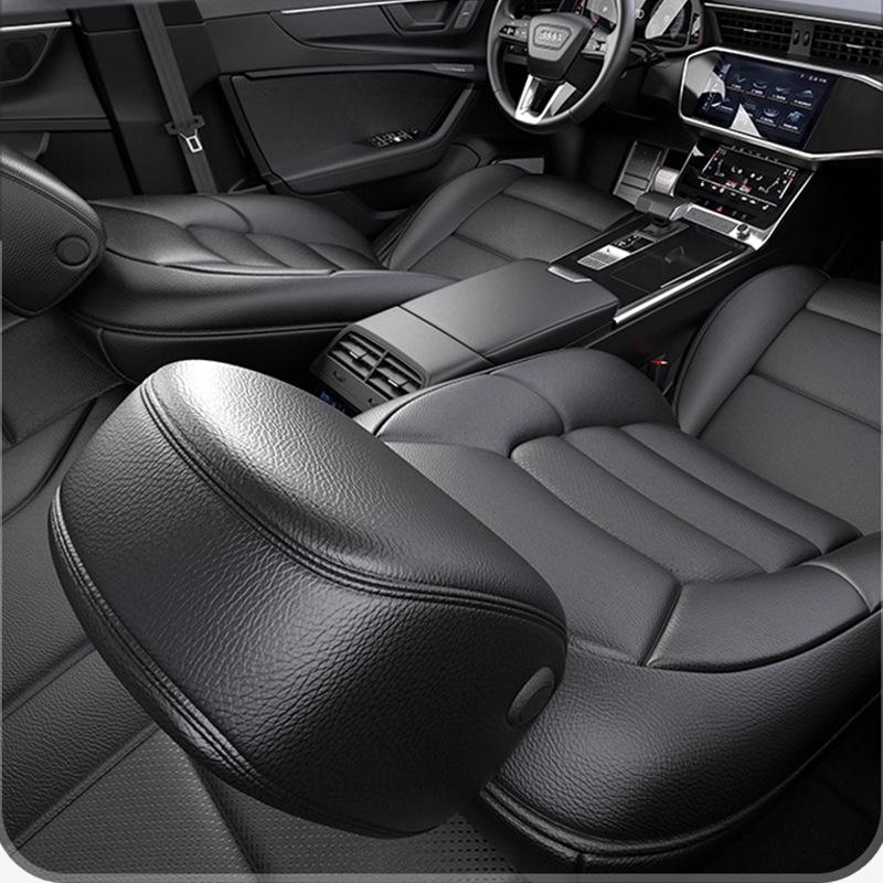 Универсальные кожаные чехлы на сиденья автомобиля Toyota Camry для всех сезонов.
