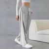 Women's Loose Wide Leg Sweatpants Casual Drawstring Elastic Waist Colorblock Sportswear Pants