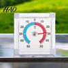 Compact Window Thermometer Waterproof Adhesive Indoor Outdoor Temperature All-weather Digital Gauge High Accuracy Square Plastic Portable