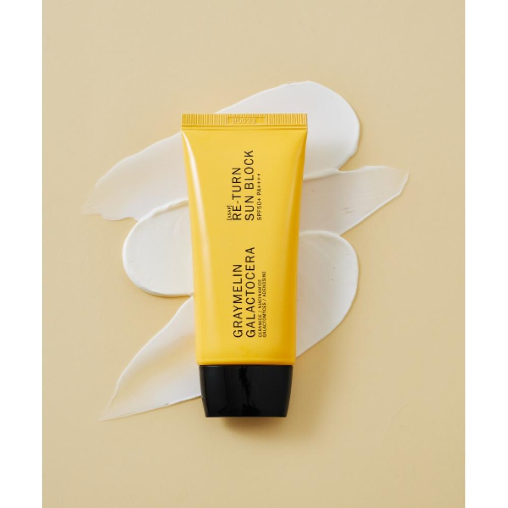 Greymelin [отбеливающий Антивозрастной Функциональный] Galactocera Return Солнцезащитный Крем Spf50+ Pa++++ 50мл