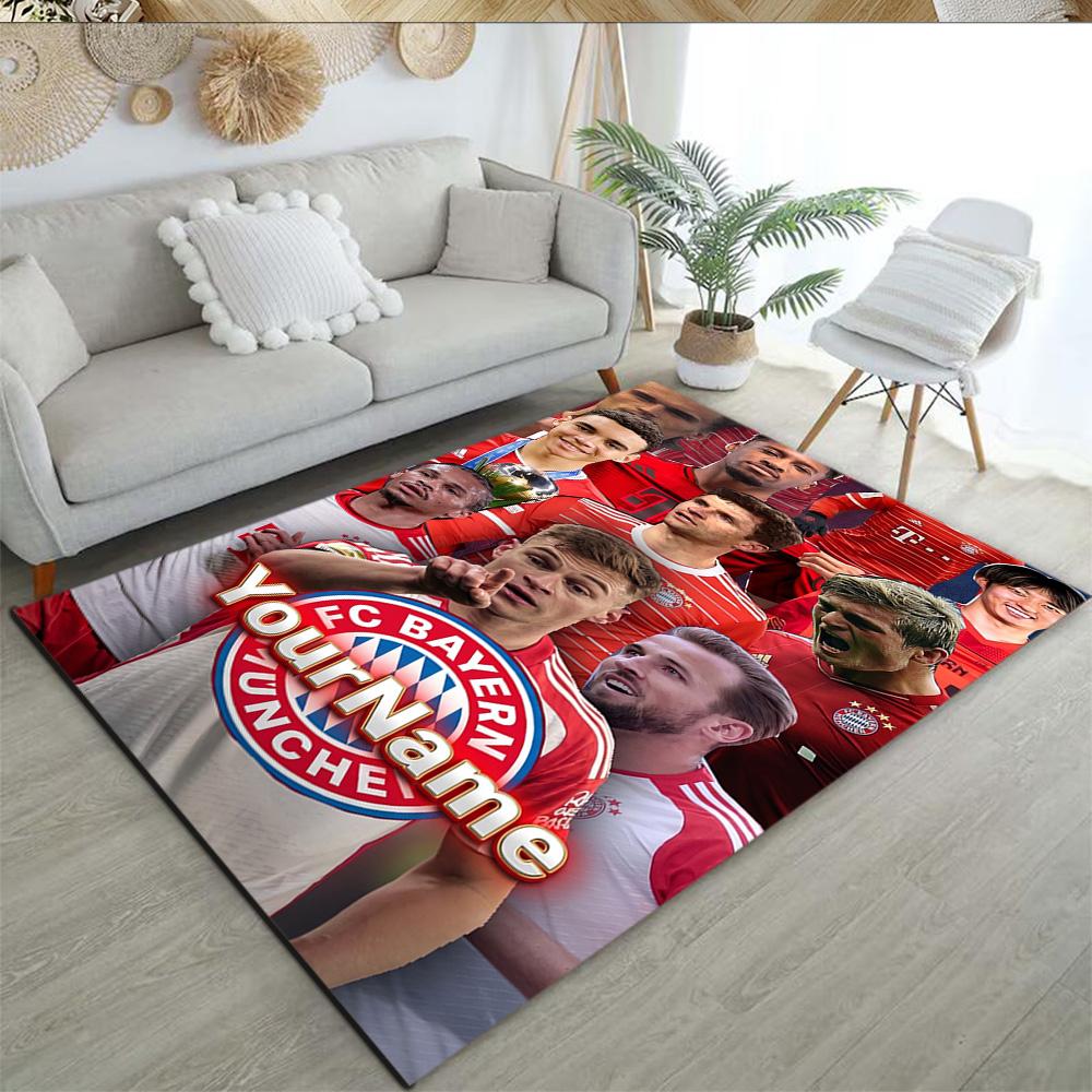 Bayern Munich Personalized Text Carpet Suitable for Foyer Kitchen Dormitory Outdoor Anti-slip Rug Office home decor Spiritual Gift
