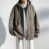 Осенне-зимний кардиган с капюшоном, тяжелый свитер, мужская зимняя американская модная марка, свободная повседневная куртка, топ