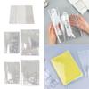 Transparent Book Cover PVC Binder Protective Cover Durable Notebook Protective Sleeve Diary