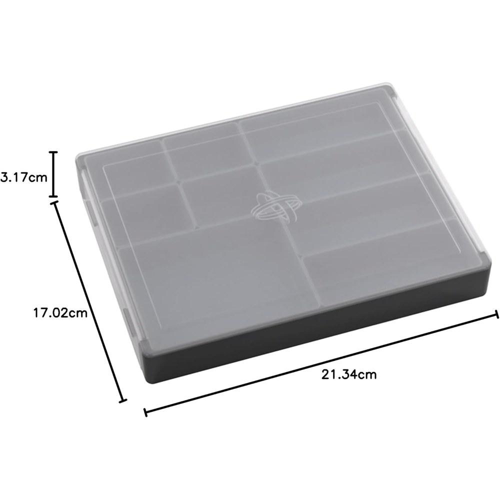 Gamegenic Token Silo Convertible Board Game Token Storage 9 Removable Trays Stackable Space-Saving Black GGS22001ML