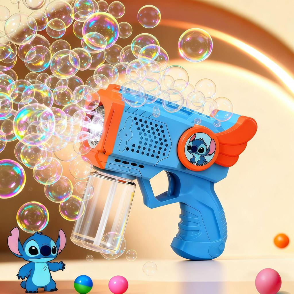 Popular Kid's 32-Hole Electric Bubble Gun - Automatic Handheld Toy for Bubbles