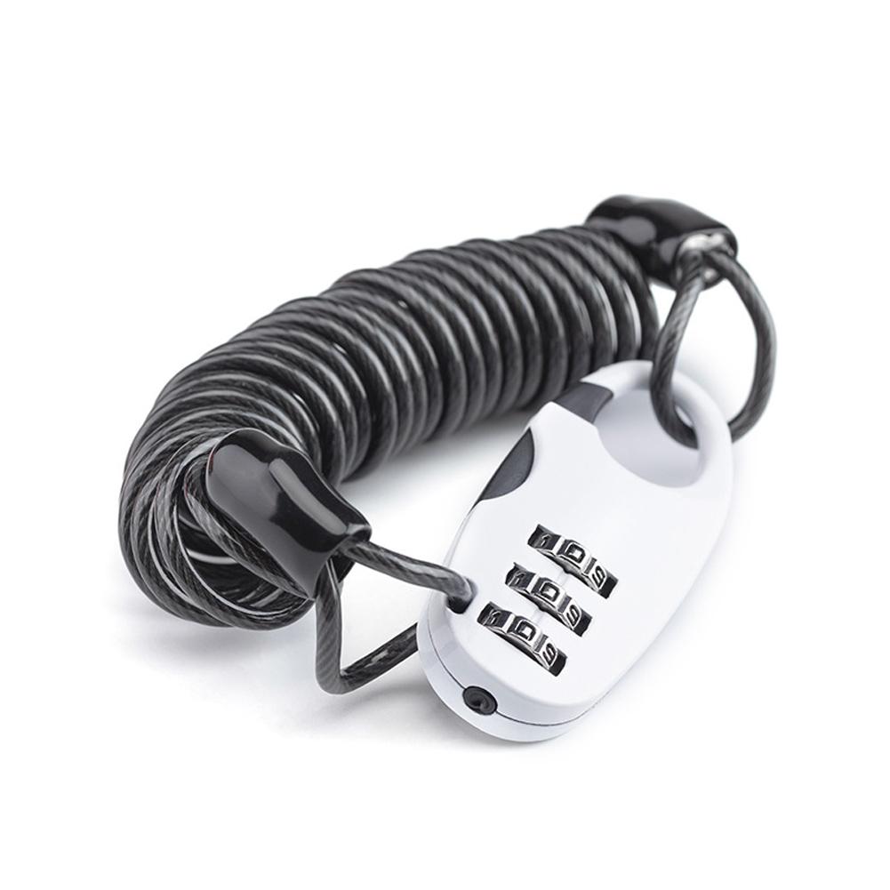 Замок для мотоциклетного шлема, мини-замок для велосипеда, велосипедный замок, сверхлегкий 3-значный замок с паролем, велосипедный противоугонный замок для мотоцикла