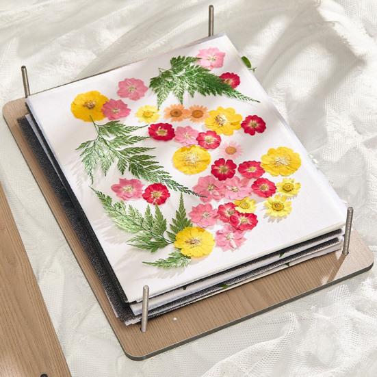 Набор для прессования цветов Embosser, простой в использовании набор для сбора цветов, поделки своими руками для мгновенного сохранения цветов