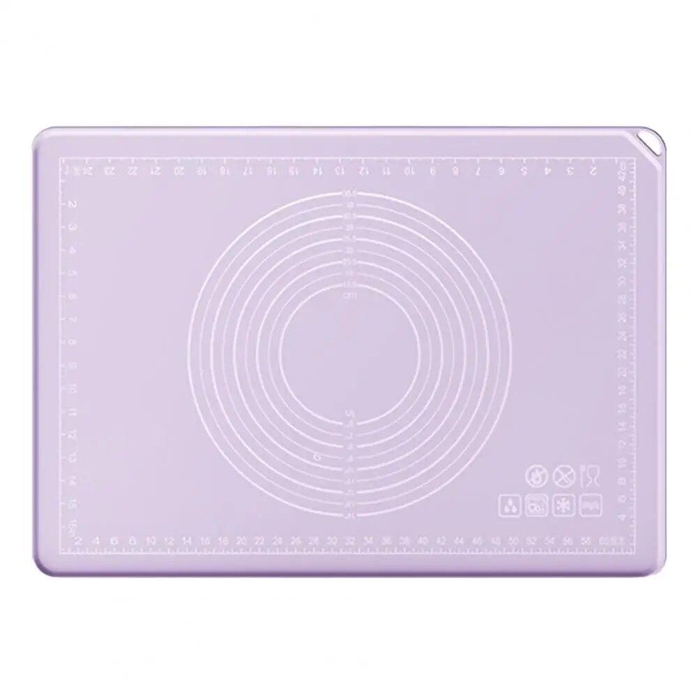 Коврик для замеса теста, коврик для раскатки теста, удобный силиконовый антипригарный коврик для выпечки для домашней кухни