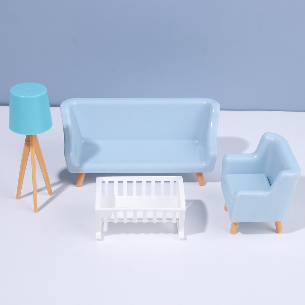 Аксессуары для кукол ТВ-тумба Кукольный домик Миниатюрная мебель Мини-обстановка Диван-кровать Шкаф