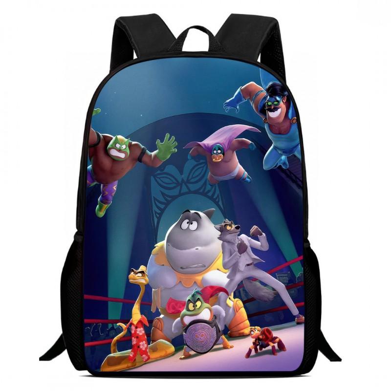 Kids School Backpack Elementary Students - Cartoon Design Large Capacity Ergonomic Support Breathable Oxford Fabric