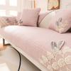 Pink Cute Rabbit Ears Sofa Cushion Small Fresh Cotton Non-slip Four-season Modern Simple Cover Cover Winter Style