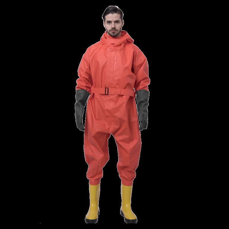TELLGER Semi-Enclosed PVC Chemical Protective Suit
