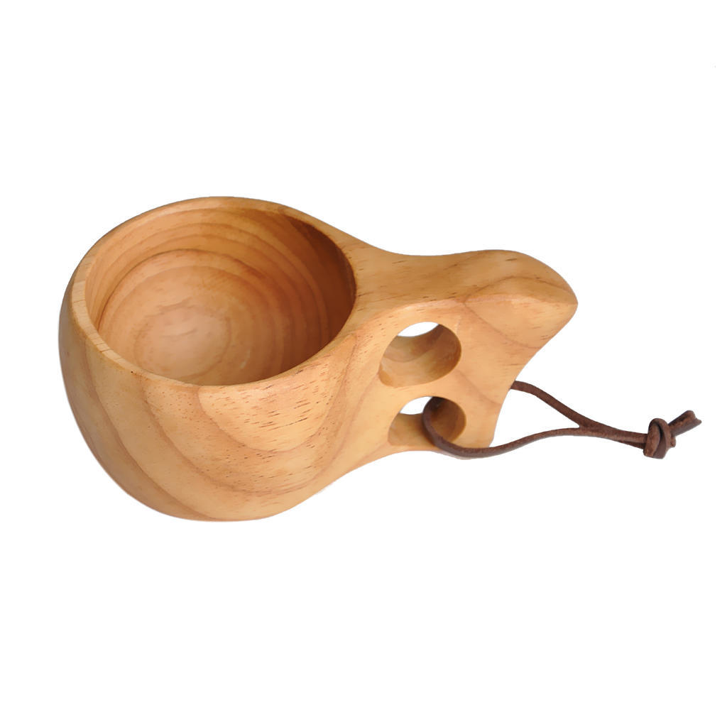 Натуральная деревянная чашка ручной работы Лапландия Финляндия Кукса Деревянная кружка для чая/молока/кофе