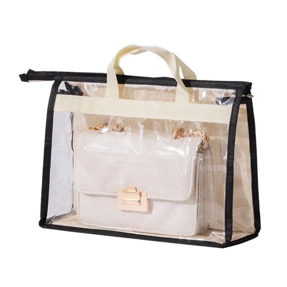 Hanging Handbag Dust Bag Clear Dustproof Bag Storage Box Storage Bag Wardrobe