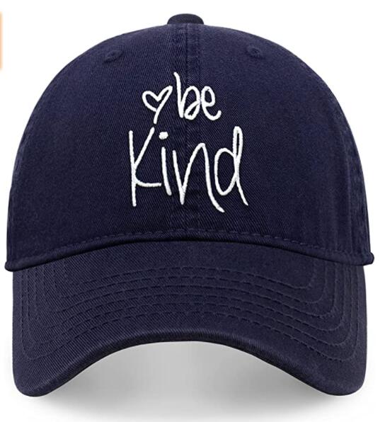 Be Kind Trendy Womens Baseball Cap Unisex Fashion Cotton Style Fun Inspirational Saying Seasonal Outdoor Travel Headwear