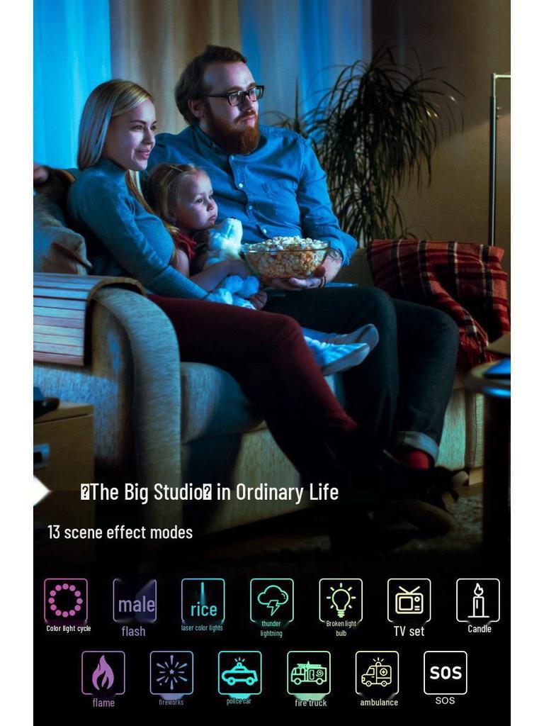Портативная RGB светодиодная палка для заполняющего света для фотографии