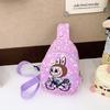 Shoulder Single Print Crossbody Chest Bag For Kids Nylon Durable Gift
