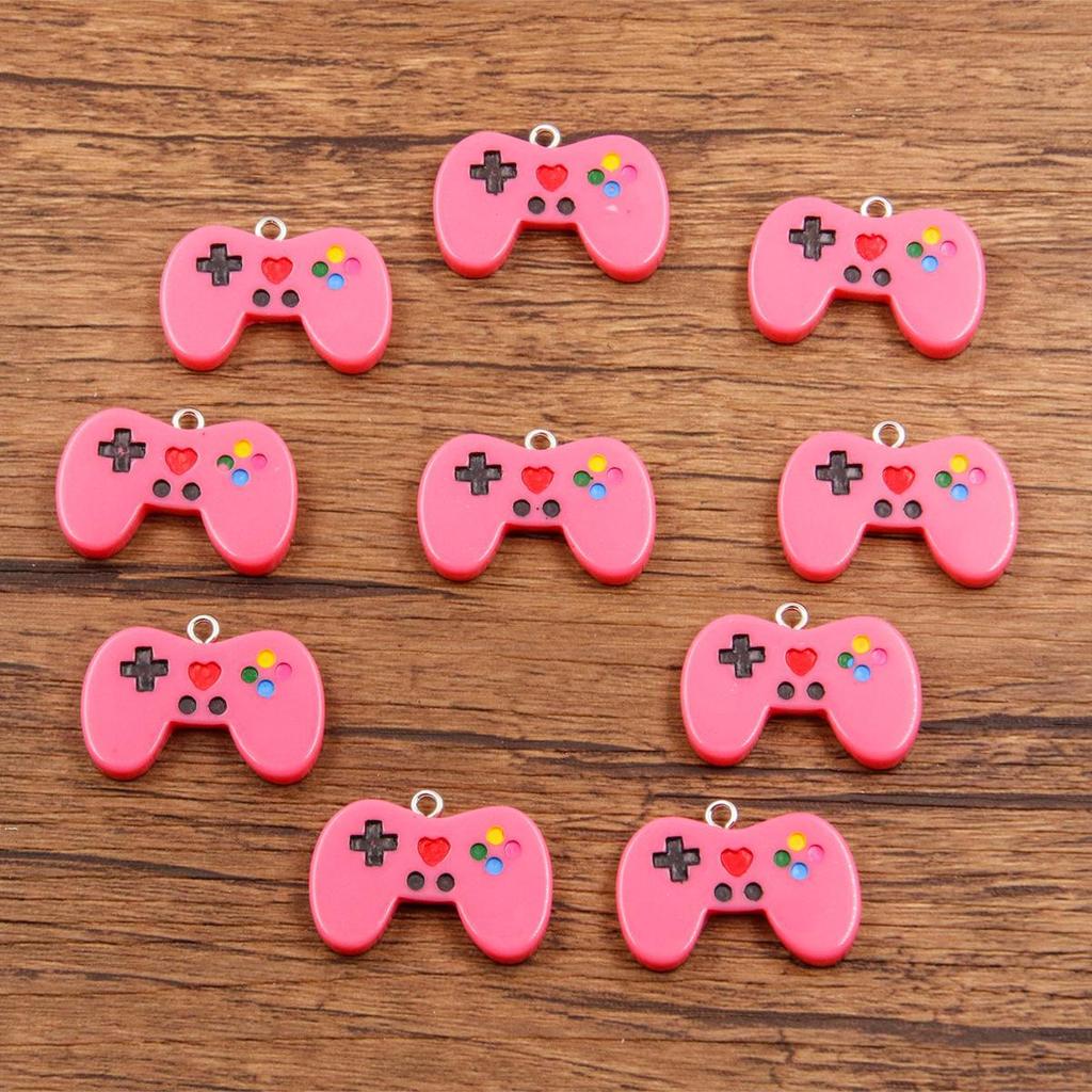 Подвеска-шарм в виде игровой консоли из 10-цветной смолы для ожерелий и браслетов своими руками (19x27мм)