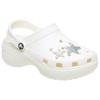 Crocs Classic Shining Star Decor Cloud Clogs Women Clogs White 211734-0WV
