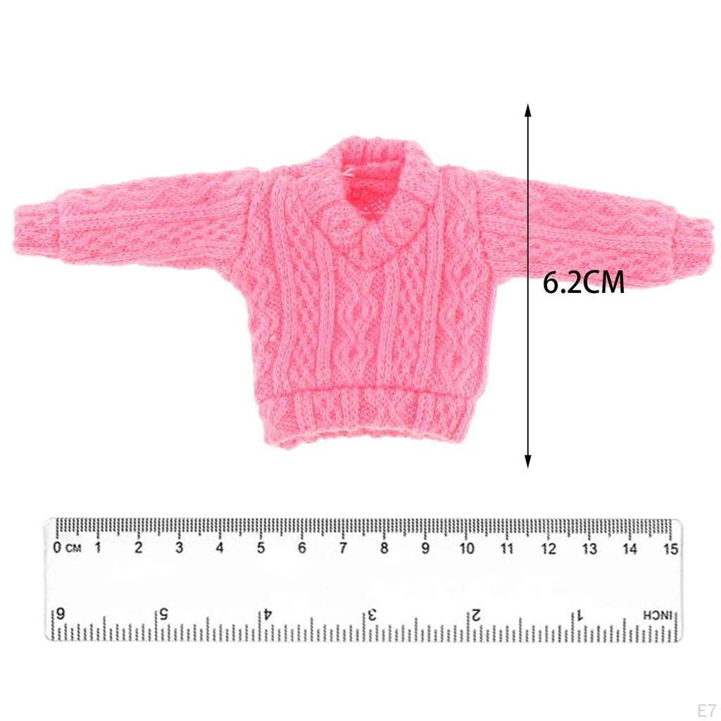 1/12 Фигурки свитер женская фигурка одежда аксессуары косплей мягкая модель стильная 6 дюймов