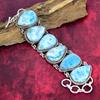 Larimar Jewelry, 925 Solid Sterling Silver Gemstone Bracelet, Handmade Jewelry, For Memorial Day