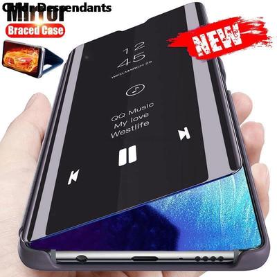 SamsungA54 умный зеркальный кожаный флип-чехол для Samsung Galaxy A54 6,4 дюйма магнитная подставка-держатель для книги чехол Sumsung A 54 5G Fundas