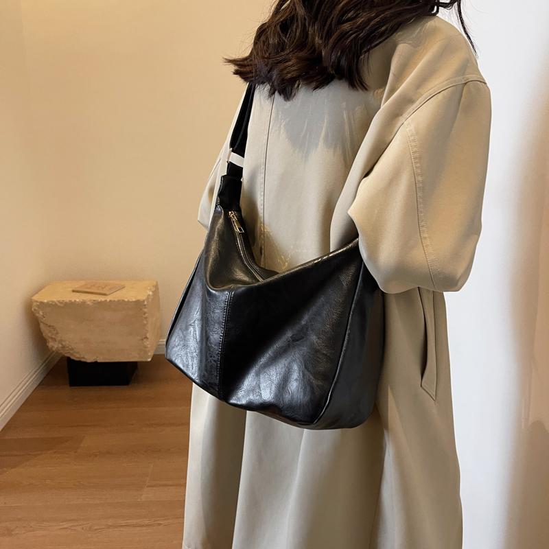 Сумка большой вместимости Женская кожаная сумка через плечо Женская сумка для пельменей
