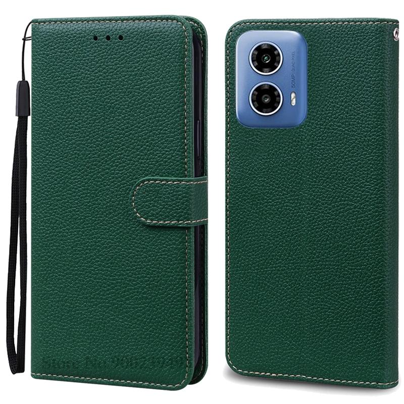 Для Moto G34 5G чехол кожаный кошелек раскладной телефон чехол для Motorola G34 5G чехол книжка чехол для Moto G34 чехол Fundas Shell