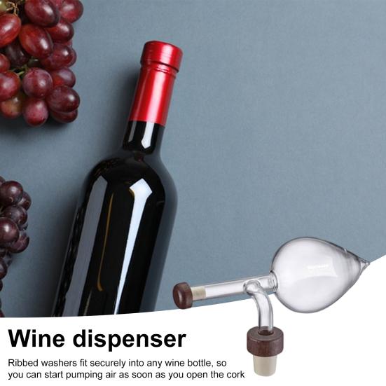 Wine Pourer Aerator Spout for Enhanced Taste And Aroma Professional Wine Aerator for Drip-Free Pouring for Improved Flavo Home Kitchen Gadgets