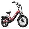 Cleytro XC20 20" Electric Bike, 48V 15.6Ah Battery, Front and Rear Suspension